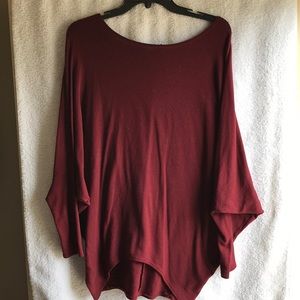 Maroon Slouchy Sweater